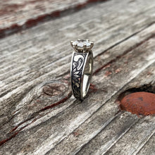 Load image into Gallery viewer, EXAMPLE LISTING: Cathedral Band Engagement Ring