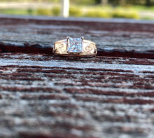 Load image into Gallery viewer, EXAMPLE LISTING: Cathedral Band Engagement Ring