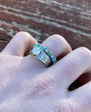 Load image into Gallery viewer, EXAMPLE LISTING: Turquoise & Diamond Band