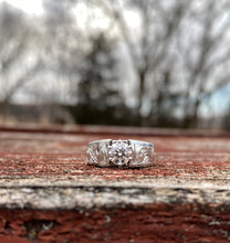 Load image into Gallery viewer, EXAMPLE LISTING: Cathedral Band Engagement Ring