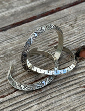 Load image into Gallery viewer, Engraved triangle bracelets
