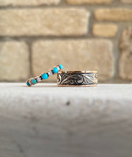 Load image into Gallery viewer, EXAMPLE LISTING: Turquoise &amp; Diamond Band
