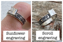 Load image into Gallery viewer, EXAMPLE LISTING: Cathedral Band Engagement Ring
