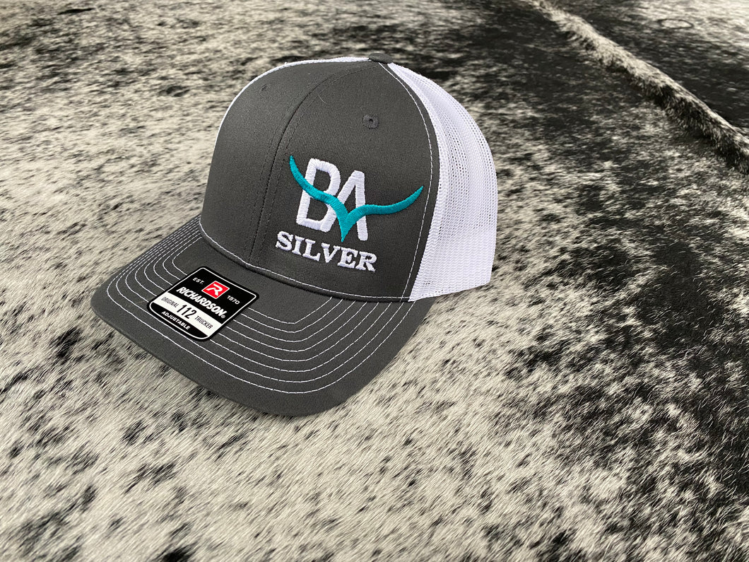 Logo hat (turquoise/charcoal/white)